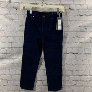NWT vineyard zones navy corduroy size 6 boys pants